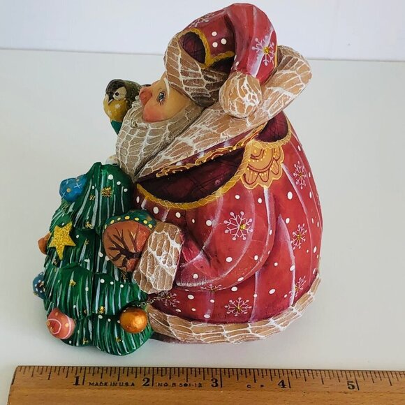 Derevo Collection G. DeBrekht Secret Surprise Santa Box Figurine Box - Picture 16 of 16